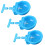 Pet Water Container Drinking Bowl Blue 3pcs 5