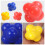 Blue Agile Training Equipment Silicone Hexagonal Reaction Ball 9