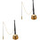 2Pcs Buddhism Copper Percussion Instrument Temple Yin Qing Ritual Ware 3