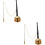 2Pcs Buddhism Copper Percussion Instrument Temple Yin Qing Ritual Ware 6