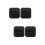 4Pièces Support Plastique Noir Pliable Pour Portable Et 7