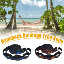 4 Pcs 5-Ring High Load-Bearing Hammock Straps Reinforced Polyester for Home Outdoor Hammock-Orange
