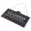 Simple Open Closed Flip Sign Wooden Square Accessory 1pcs 6
