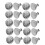 10Sets Duurzame Jeans Knopen Zonder Nagels Van Zilveren Legering 4