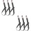 2 Pieces Hangers Hanging Straps Reusable Bucket Adjustable Feeder 6