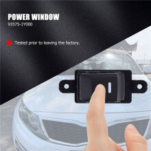 8X Electric Power Window Control Button for Picanto Morning 2011-2016 93575-1Y000