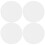5 Sheets Round Sticky Labels Adhesive Dots Removable Double Sided 7