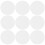 5 Sheets Round Sticky Labels Adhesive Dots Removable Double Sided 8