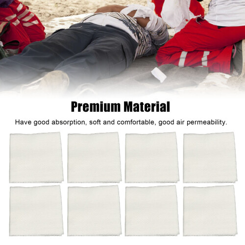 100Pcs Nonwoven Wipe Pad Outdoor First Aid Gauze 1