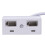 2X RJ11 Plug to Dual UK BT Telephone Socket Convertor 6