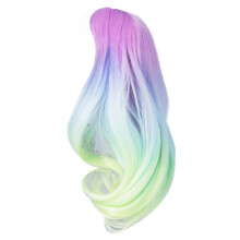 Bunte Gradient-Gelenkpuppenschopf für 21-24 cm 1:3 Maßstab, weich &amp; hitzebeständiges Fiber