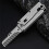 Titanium Alloy Folding Comb Multi-Function EDC Utility Window Breaker Replaceable Comb Outdoor Camping Tools 4