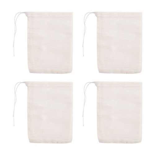 Sacos de AlgodãO com CordãO de 50 PeçAs, Sacos de Musselina, Sacos de Chá (4 X 3 Polegadas)