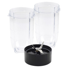 Replacement  Blade + 2Pcs 16Oz Cup Set for , Replacement Parts Compatible with 250W MB1001 Blender