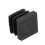 48 Pcs 15mm x 15mm Plastic Square Caps Tube Pipe Inserts End Blanking 4