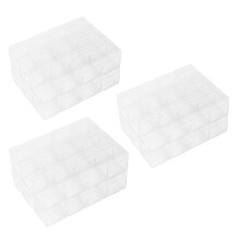 72 Pcs Square Transparent Plastic Packing Box Candy Box Jewelry Box Party Gift Birthday Gift Box