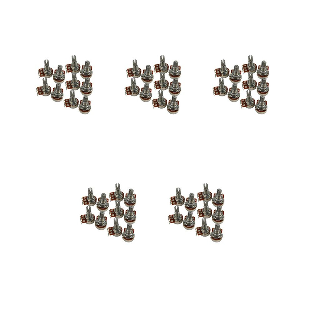 Guitar Small Size Pots A500k Potentiometers For Guitar Bass Parts (Pack Of 50) 6032010360069