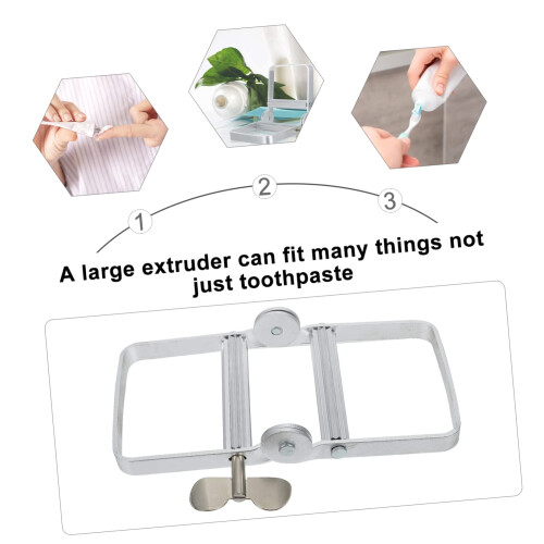 Toothpaste Dispenser and Travel Lotion Squeezer, 60ml Mess OneHanded Tube for Kids 1