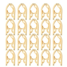 Travel Folding Clothes Rack Business Trip Hotel Standing Clothes Rack Foldable Clothes Drying Rack Creamy White
