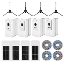 NYTT för Deebot X2S Maskindammsugare Sidoborste Rag Filter Clip Koldammpåse