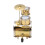 Miniature Drum Set Replica Musical Instrument Model Dollhouse Decor with Box 13