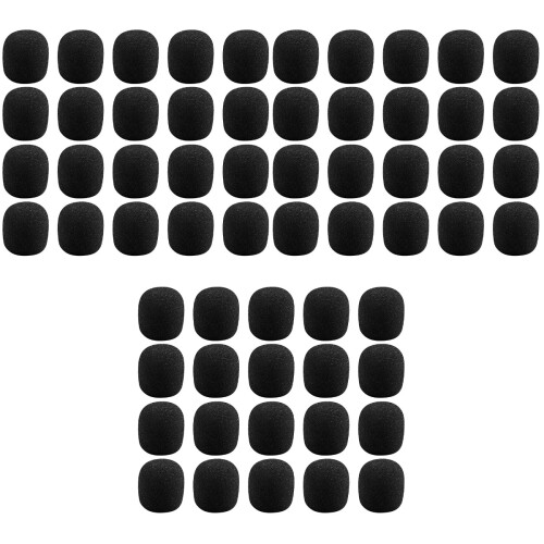 120 Pcs Practical Lapel Microphone Covers Sponge Material 2