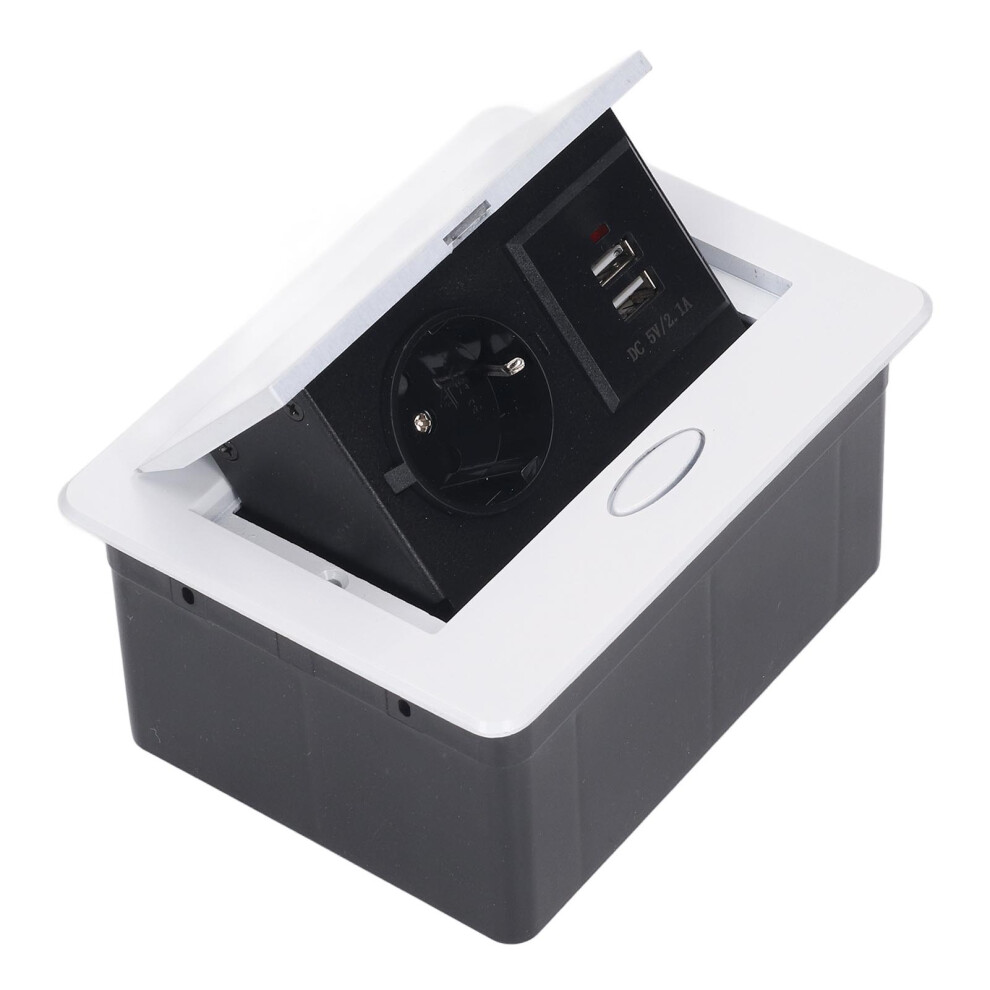 2500W Waterproof Embedded Desktop Socket With 2 Usb, 16A 3721388924111