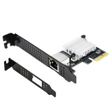 New 10G Ethernet Network Card 1 Port PCIe 4.0 X1 10G RJ45 Lan Card for Realtek8127(PXE) Multi-Gigabit Network Speeds
