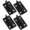 4 pcs sliding barn door floor guide bracket hardware kit 9