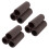 9 Pcs Brown Ceramic Shelters - Shrimp , Breeding Tube, Hiding Cave 1