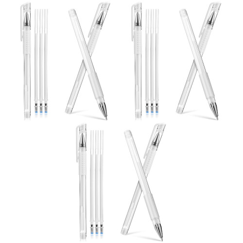 9Pcs Tattoo Position Pens White ABS Brow Mapping Pen Waterproof Design 2