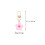 6pcs flower design pendants key ring bag hanging decorations 2