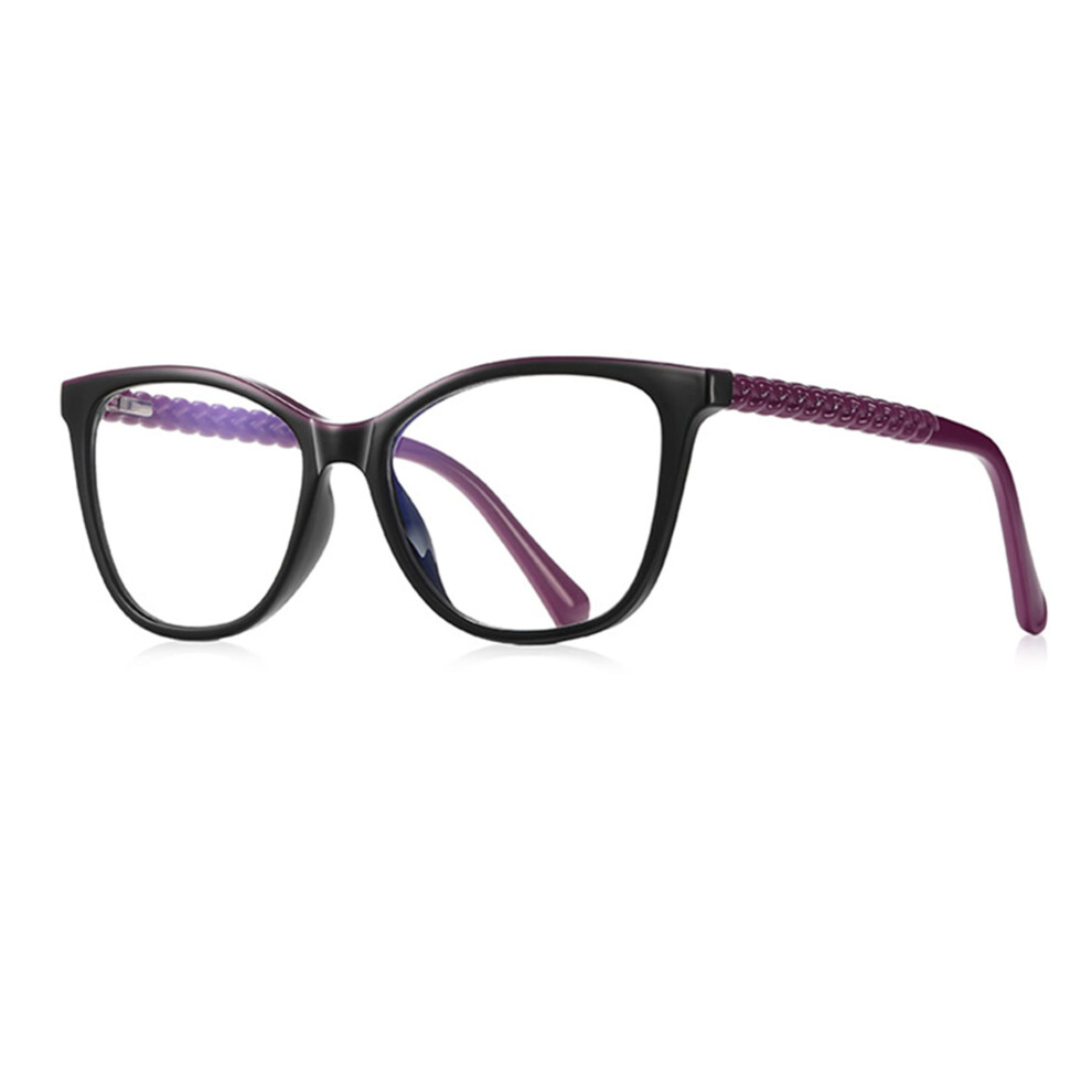 Blue/Light Reading Glasses 2.0X Magnification Blocking Anti Glare Square Frame For Men And Women