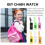 6Pcs Hanging Electronic Keychain Watches for Students Assorted Color 8