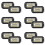 12Pcs 12V 6 Inch Flush Mount Work Light 26 LED Super Bright Spotlight Car Headlights 1