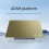 For Flashforge AD5X PEI Coating Sheet Platform Building Bed 3D Printer Part 220mmx220mm 3