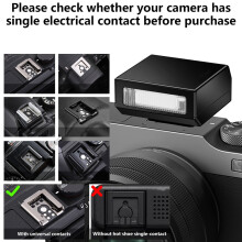 F1S Universal Camera Flash Speedlite for GR3X TTL Fill Light Photography Flash Silver