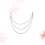 1Pc Silver Trousers Chain for Pants Stylish Gothic Keychain Accessory 6