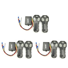 Treuil universel sans fil pour voiture, 3 télécommandes, avec double combiné, 6 émetteurs assortis