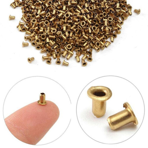 3000Pcs Copper Beekeeping Eyelets for Frames Bee Hive Equipments Copper Caps 2