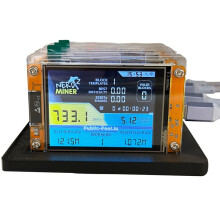 4 Stuks 735KH/S NMMinerNerdMiner + Standaard met 4 Sleuven, Verbeterde Bitcoin Crypto Solo Loterij Miner met 2,8 Inch Slim Display