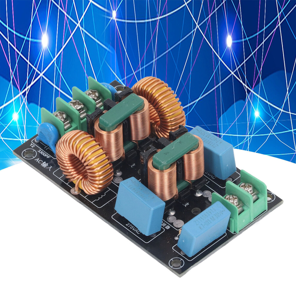 10A 3-Stage Emi Emc Power Filter Single Phase Ac 110-250V 8451388925560