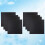 10Pcs Black Cross-Stitch Cloth Durable Soft Aida Fabric for Needlework 4