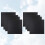 10Pcs Black Cross-Stitch Cloth Durable Soft Aida Fabric for Needlework 8