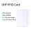 100PCS UHF 860-960Mhz Long Read Range White Card Passive UHF RFID PVC Card for Access Management 3