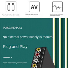2X 2 in 1 Out AV Selector Box 2 Poort 3RCA AV Audio Video Splitter Hub Switcher voor DVD-Speler STB HDTV TV Box