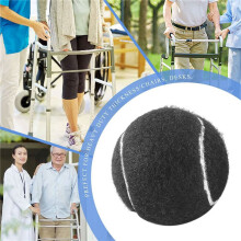 8 PCS Precut Walker Tennis for Furniture Legs and Floor Protection, Heavy Duty Long Lasting Pad Covering,Black