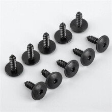 200St Bilmotor Under Lock Stänkskydd Självgängande Skruvar 5mm N90974701 för - A4 A3 A5 A6 A7 A8 Q5