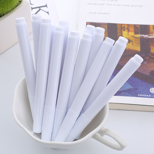 20pcs white liquid chalk markers for chalkboards, erasable 2