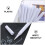 20pcs white liquid chalk markers for chalkboards, erasable 6